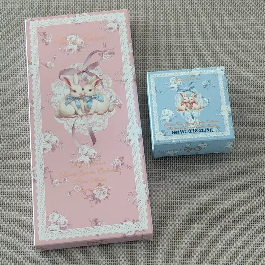 [BUNJANG] Flower Knows Mirror & Blusher Set / 플라워노즈 거울, 블러셔 새상품