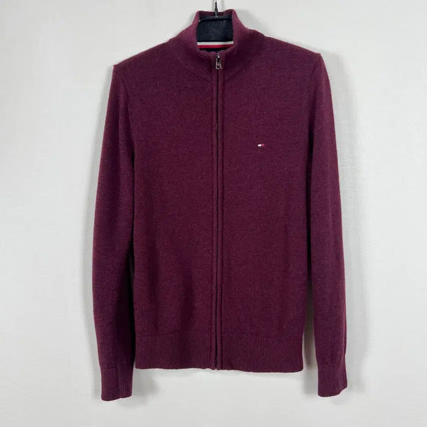 [BUNJANG] Tommy Hilfiger Wool Knit Zip-Up Cardigan / 타미힐피거 니트 집업 가디건 남XS 라덴 빈티지