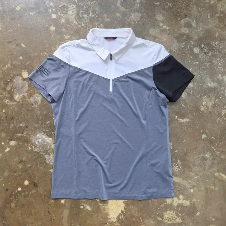 [BUNJANG] Mountia Functional Fabric Short-Sleeve Polo T-Shirt / 100) 마운티아 기능성소재 반팔 카라티 카라티셔츠