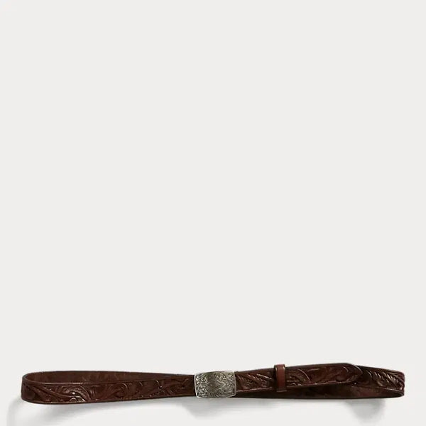 [BUNJANG] RRL Double RL Handtool Leather Belt Brown / RRL 더블알엘 핸드툴 레더 벨트 브라운 36 신품급