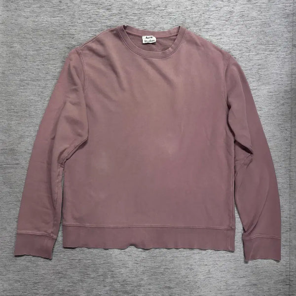[BUNJANG] Acne Studios Garment Dyed Crewneck Sweatshirt / 아크네 스튜디오 남성 가먼트 다이드 크루넥 맨투맨 티셔츠
