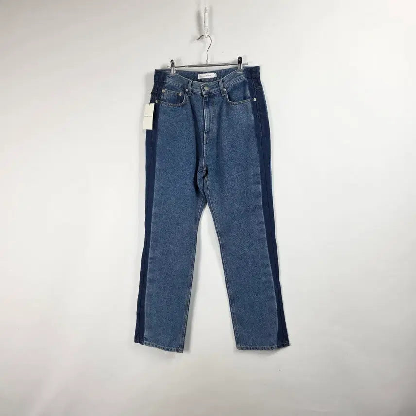 [BUNJANG] Custom Apparel Mid-Wash Denim Two-Tone Pants (Men's 32-inch) / 새상품 커스텀어클락 중청 데님 투톤 팬츠 남 32인치 260818