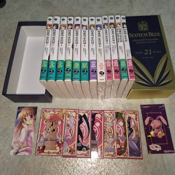 [BUNJANG] Tarot's Master Light Novel Full Set (Volumes 1-10 + 2 Side Stories) - First Edition / [소장용] 라이트노벨 타로의 주인님 전권 초판(1~10, 외전 2권)