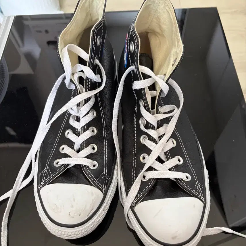 [BUNJANG] Converse Chuck Taylor All Star High Leather "iRobot" Black / 컨버스 레더 아이로봇 척 테일러 올스타 하이 블랙