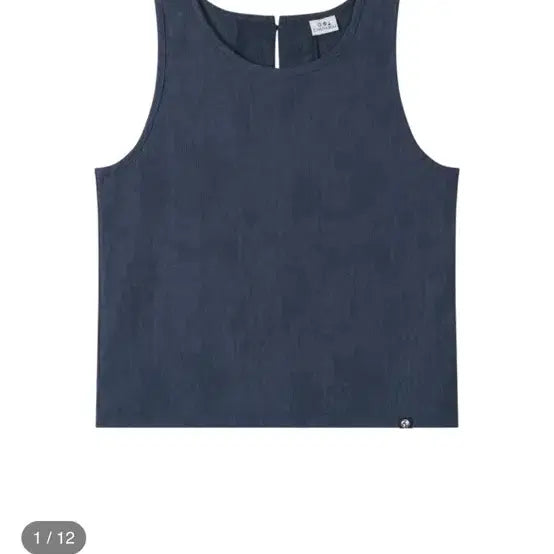 [BUNJANG] EARTH'S DESIGN Sleeveless Blouse Navy / (구함) 어스지구 슬리브리스 네이비 나시 사이즈 1