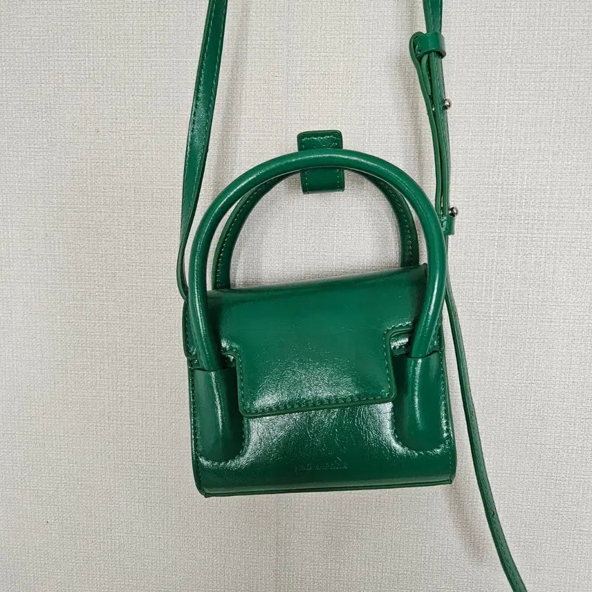 [BUNJANG] Green Mini Tote Bag Crossbody / 그린 미니 토트백크로스