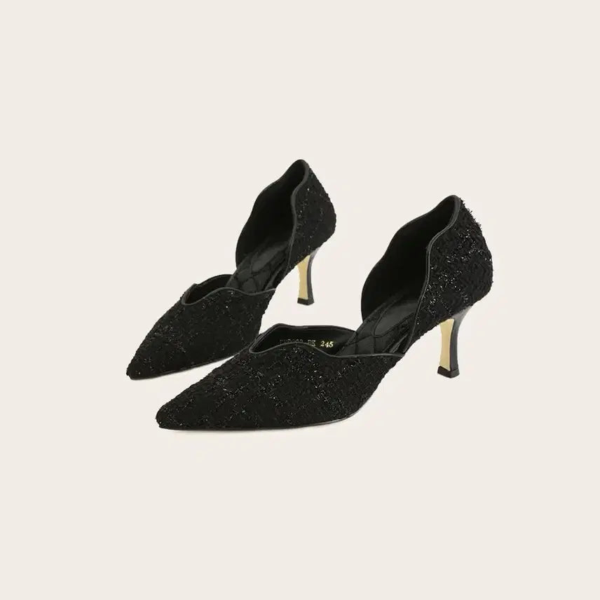 [BUNJANG] Vivibow Tweed Pumps / 비비보우 트위드 구두 펌프스