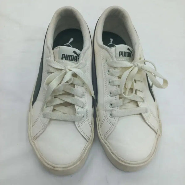 [BUNJANG] Puma Sneakers 230mm White/Green / 푸마 스니커즈 230mm 화이트/그린