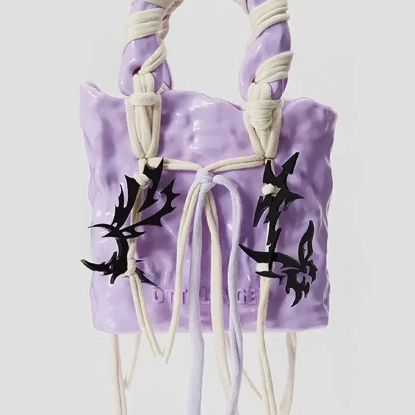 [BUNJANG] Oteringger x Aespa Collaboration Lavender Ceramic Mini Tote Bag / [여성]오토링거 에스파 콜라보 라벤더 세라믹 미니 토트백