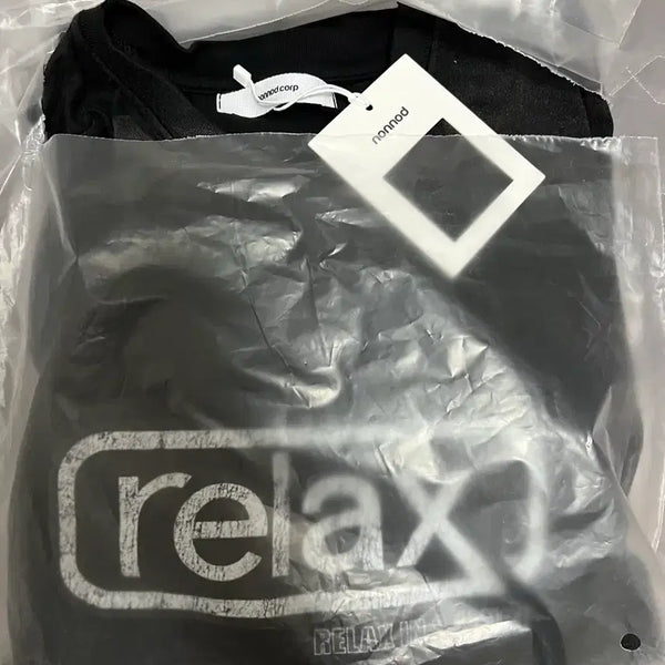 [BUNJANG] Nonnode Relaxed T-Shirt Black Size 2 / 논노드 릴렉스 티셔츠 블랙 2사이즈