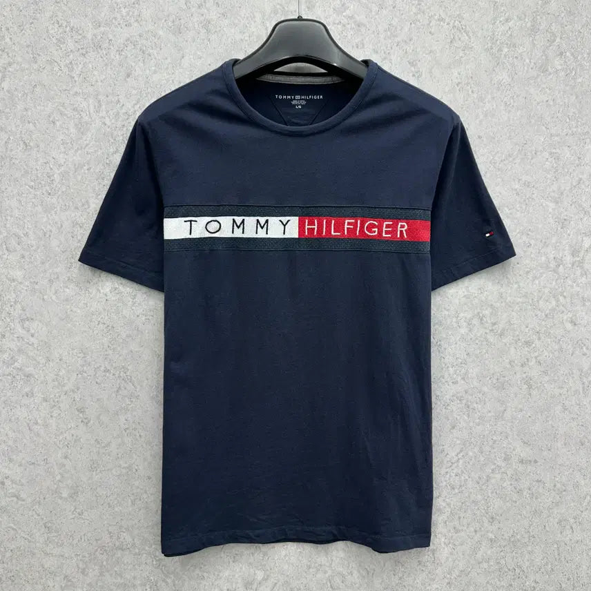 [BUNJANG] Tommy Hilfiger Men's T-Shirt Size 100/L / 100 타미힐피거 남자 반팔 티셔츠