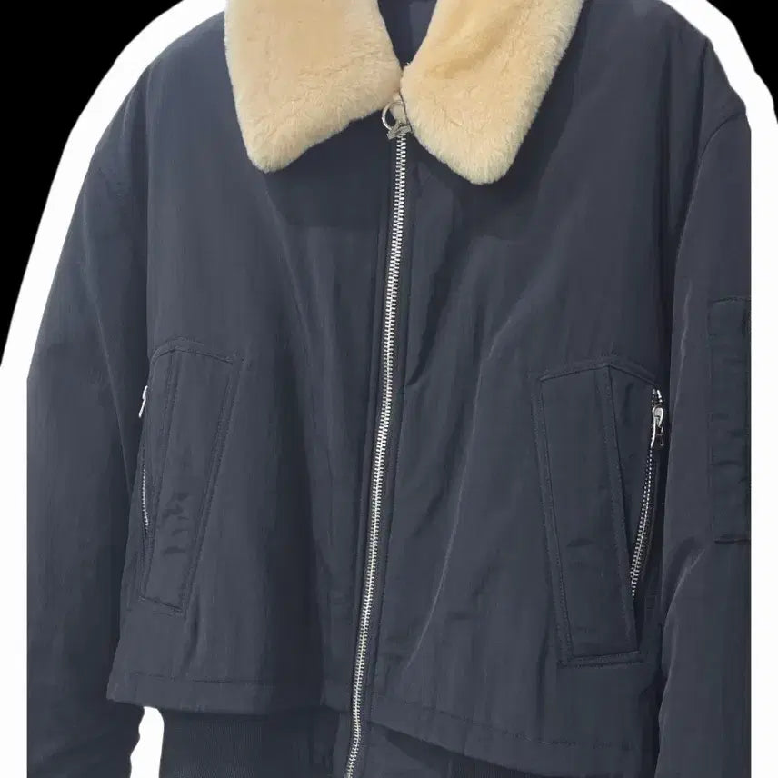 [BUNJANG] Solid Homme Down Bomber Jacket Set Black / 솔리드옴므 다운보머 재킷세트 블랙 46, 48