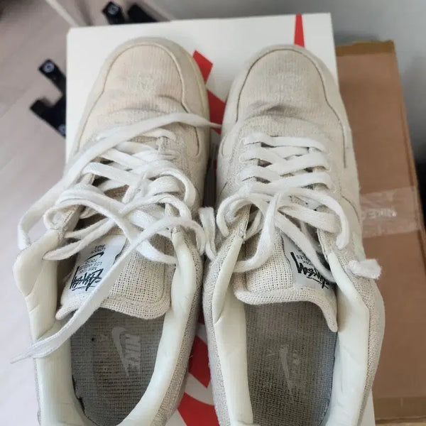 [BUNJANG] Nike x Stussy Air Force 1 Fossil (270mm) / 나이키 스투시 포스 포실 270