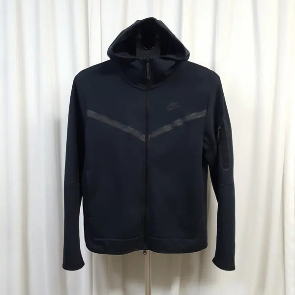 [BUNJANG] Nike Men's Tech Fleece Full-Zip Hoodie Black 100 / 나이키 남성 테크팩 후드집업 블랙 100 오일장