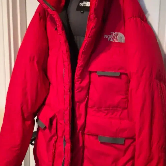 [BUNJANG] The North Face 700 Fill Power Red Puffer Jacket (Size 105) / 노스페이스 700 105 상태A