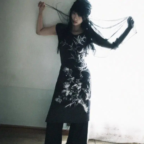[BUNJANG] Beja Dress + Sansuhwa Pants / 한땀한땀 배자원피스+산수화바지(개별가능)