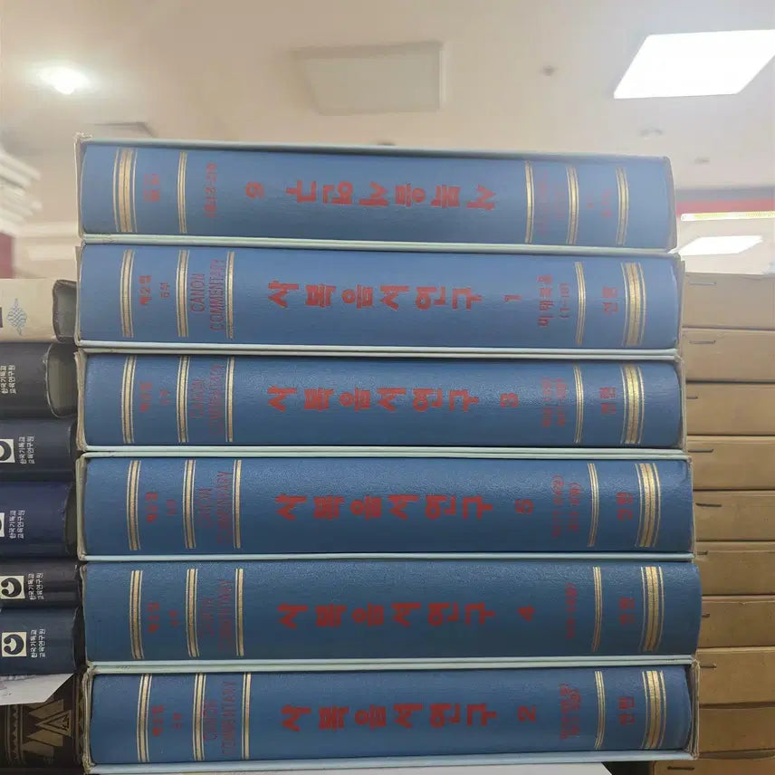 [BUNJANG] The Four Gospels Study Set (6 Volumes) - Used Religious Books / 사복음서연구 선린 6권 세트 종교책 중고책