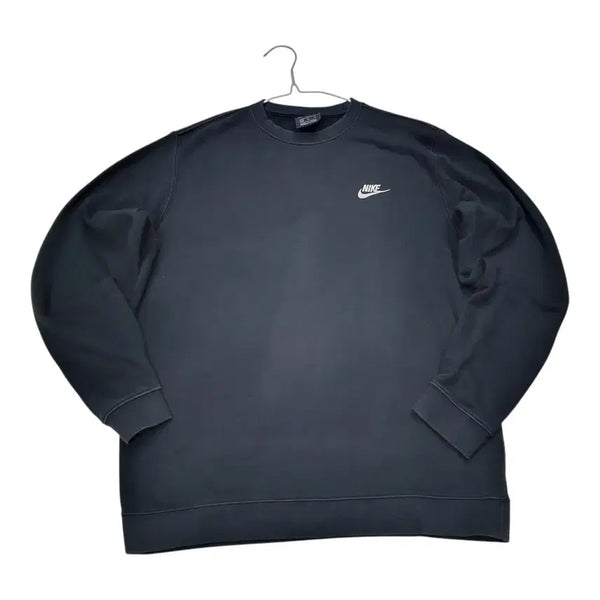 [BUNJANG] Nike Basic Logo Black Sweatshirt XL / <만원빈티지> 나이키 베이직 로고 블랙 맨투맨 XL