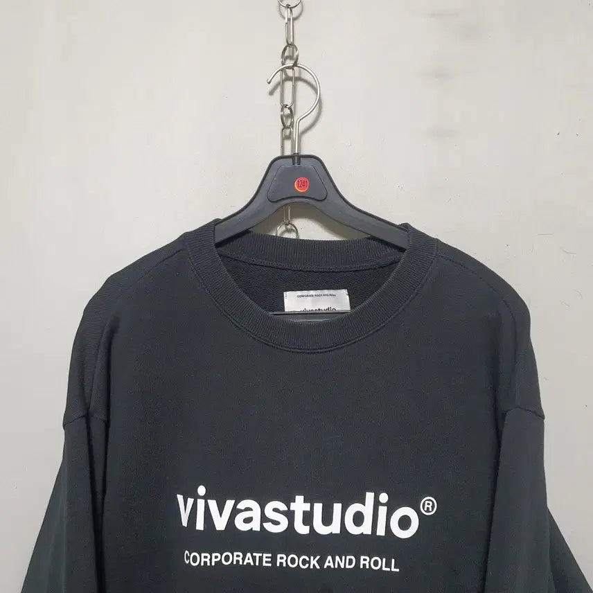 [BUNJANG] Vivastudio Men's Sweatshirt Black L / 1241) 비바스튜디오 남성 맨투맨 L