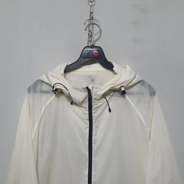 [BUNJANG] The North Face Men's Spring/Summer Hiking Windbreaker Jacket (Ivory, Size 100) / 1242) 노스페이스 남성 춘하 등산 바람막이 점퍼 100