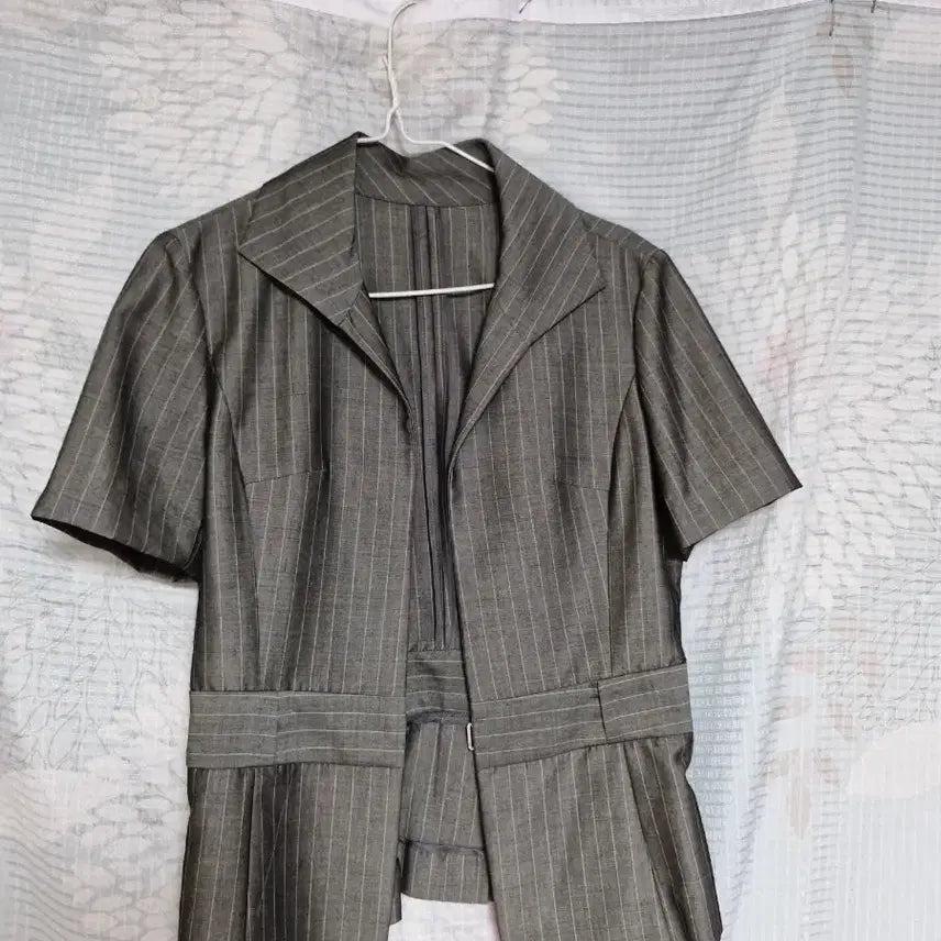 [BUNJANG] Stripe Jacket and Pants Set / 스트라이프 자케바지 셋트