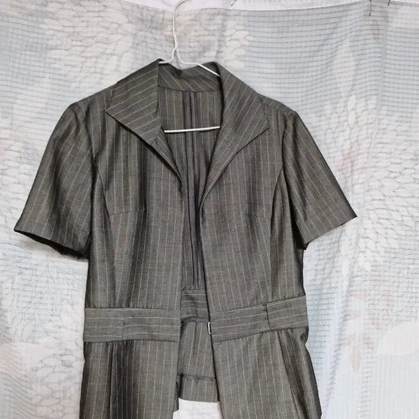 [BUNJANG] Stripe Jacket and Pants Set / 스트라이프 자케바지 셋트