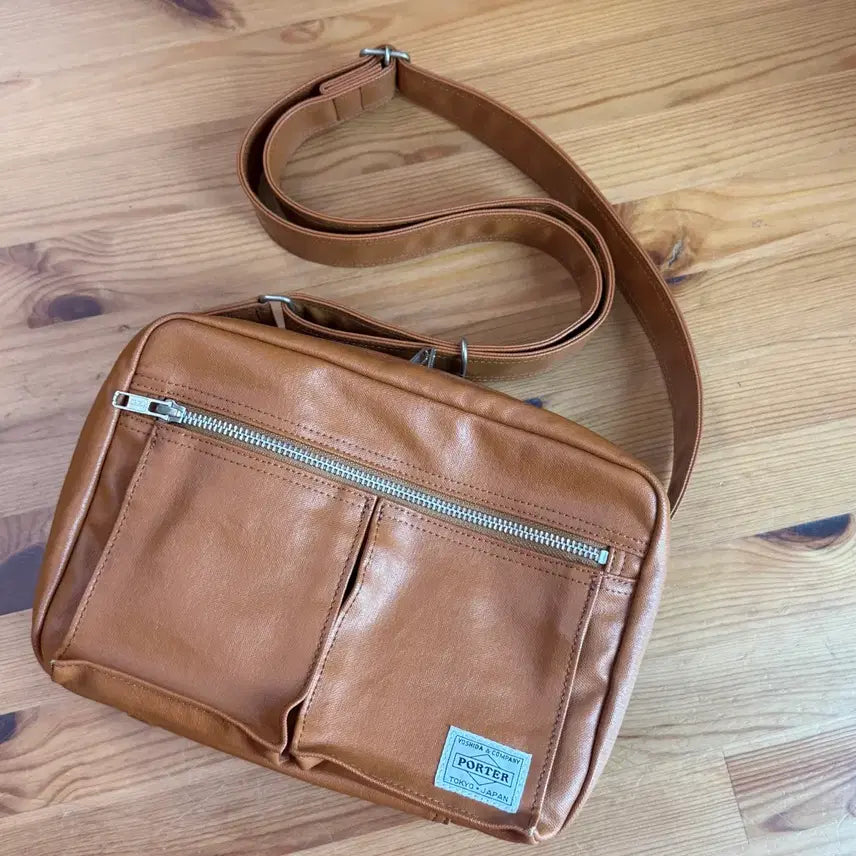 [BUNJANG] Porter Freestyle Small Shoulder Bag Crossbody Camel / 포터 프리스타일 스몰 숄더백 크로스백 카멜