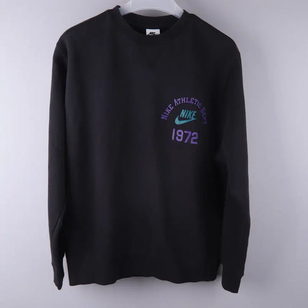 [BUNJANG] Nike Club Fleece Crewneck Sweatshirt Black (L) / 나이키 클럽 플리스 크루넥 스웨트셔츠(맨투맨) 블랙 (L) 5359