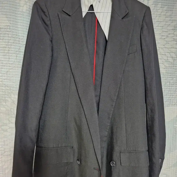 [BUNJANG] Linen Black Jacket / 짱짱 린넨 블랙자켓