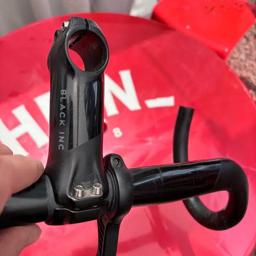 [BUNJANG] Black Inc Integrated Handlebar and Stem 420mm/100mm with Garmin Mount / 블랙잉크 핸들바 스템