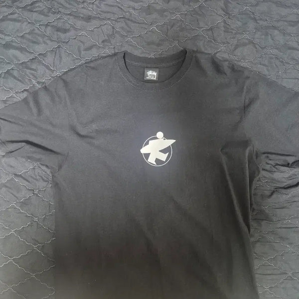 [BUNJANG] Stussy Logo Short Sleeve T-Shirt Black L / 스투시 반팔티 블랙L
