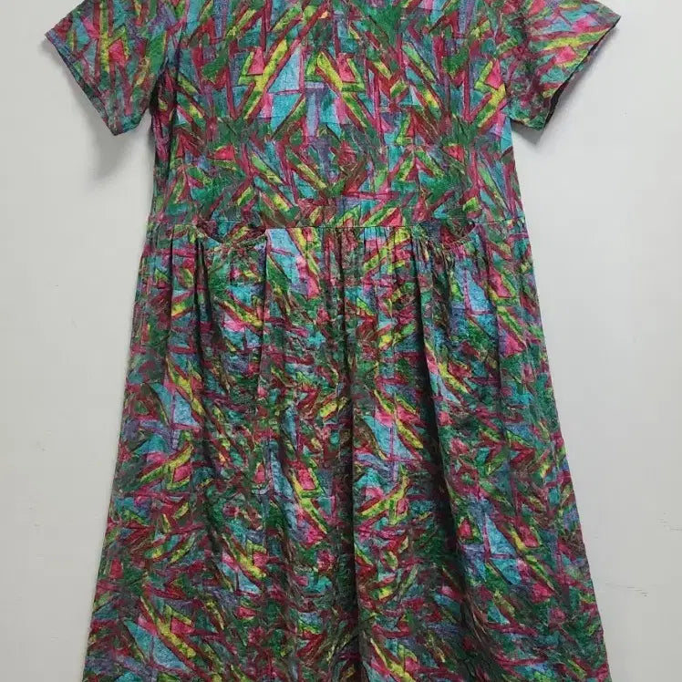 [BUNJANG] Embossed Long Dress / 색상(참)예쁜(롱)원피스(66~77)