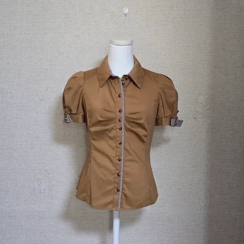 [BUNJANG] Egoist Short Sleeve Blouse Size 55 / 에고이스트 블라우스55