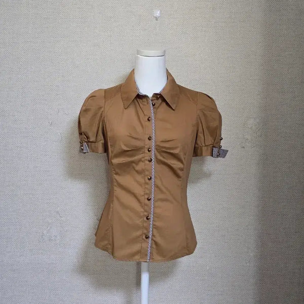 [BUNJANG] Egoist Short Sleeve Blouse Size 55 / 에고이스트 블라우스55