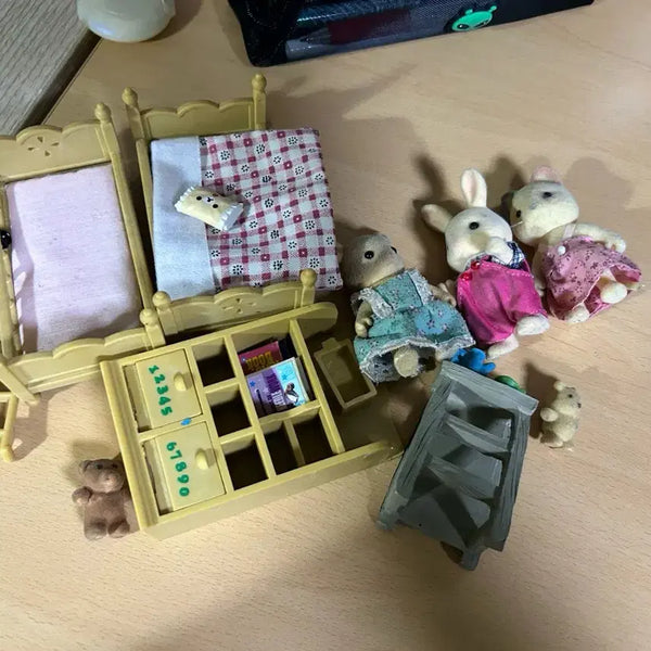 [BUNJANG] Sylvanian Families Bed Set / 실바니안 패밀리 침대 세트