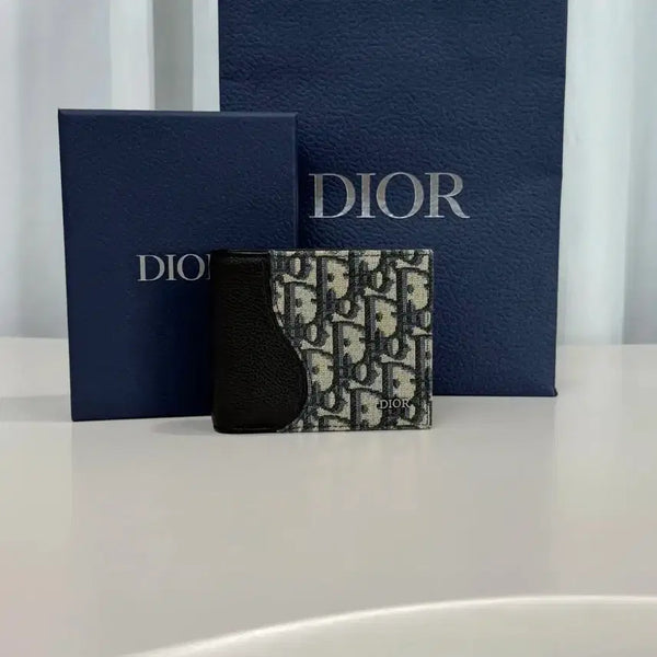 [BUNJANG] Dior Saddle Coin Bi-fold Wallet / (당일출고) 디올 새들 코인 반지갑