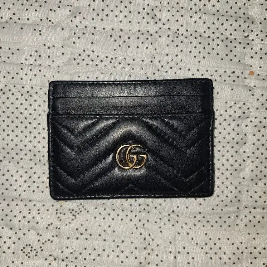 [BUNJANG] Gucci Matelassé Black Card Holder / 구찌 카드지갑 마틀라세 블랙