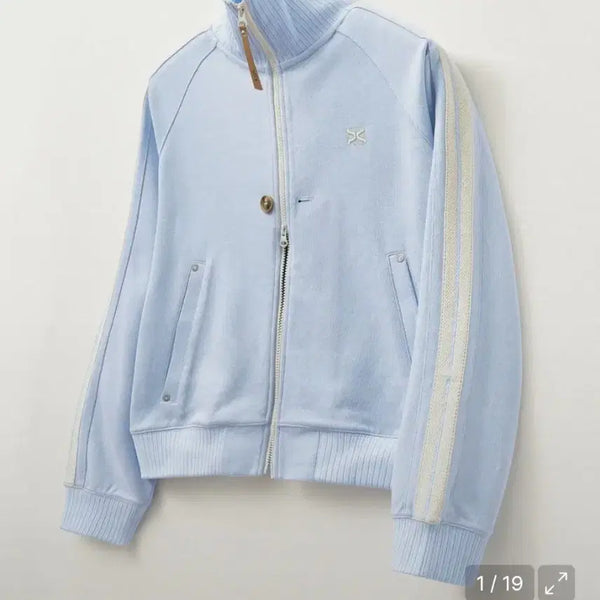 [BUNJANG] Setter All Day Track Zip-up Sky Blue / 세터 올데이 트랙 집업 스카이 블루