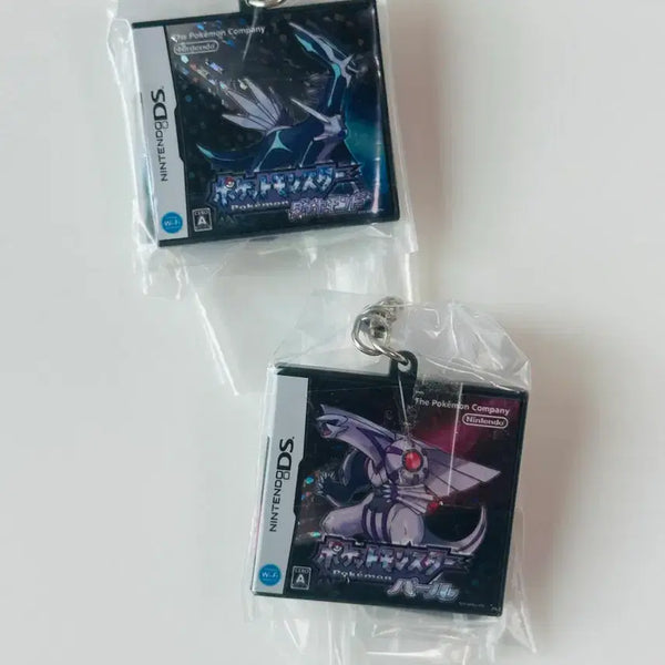 [BUNJANG] Pokemon 30th Anniversary Package Cartridge Keyring Gacha Diamond Pearl Dialga Palkia / 포켓몬스터 30주년 패키지 게임 카트리지 키링 가챠 다이아몬드 펄 디아루가 펄기아