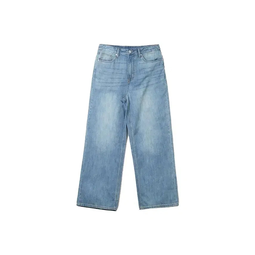 [BUNJANG] SPAO Indigo Cool Denim Wide Pants Size 31 / 스파오 인디고 쿨 데님 와이드 팬츠 31