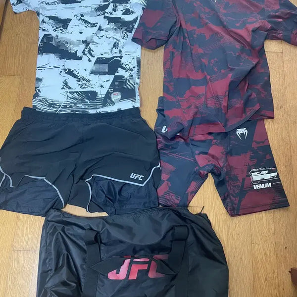 [BUNJANG] UFC Top, Bottoms, and Bag Set / UFC 상하의가방 일괄판매