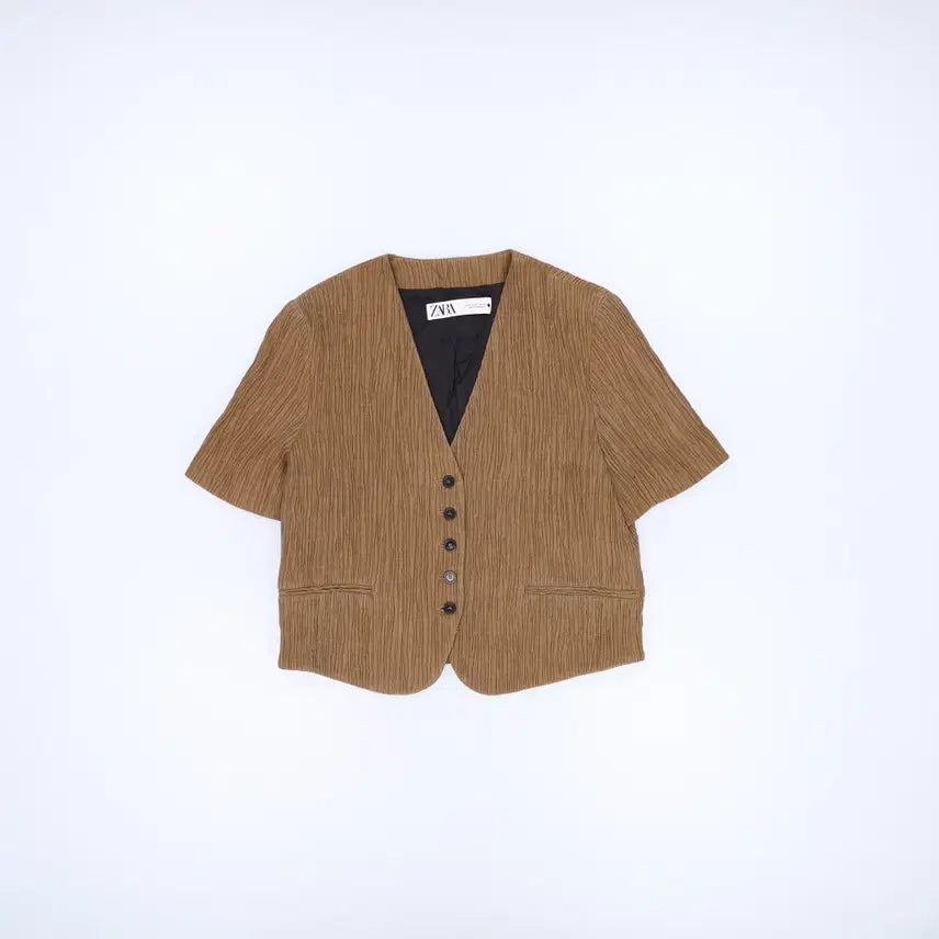 [BUNJANG] Zara Women's Half-Sleeve Blazer / M 자라 여성 반팔 블레이저 0818H