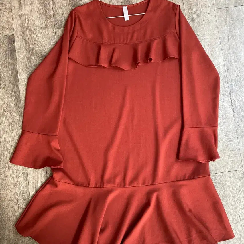 [BUNJANG] Alice's Closet Ruffle Long Dress / Alices closet 프릴 원피스