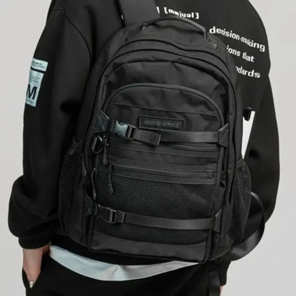 [BUNJANG] Monster Republic Exciting 3D Backpack Black / 몬스터리퍼블릭 익씨딩 3D 백팩