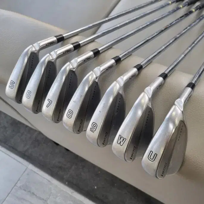 [BUNJANG] PING i500 7-Piece Iron Set (5-9, WU) Dynamic Gold X100 / 인기 핑 i500 7I 5~9WU DG X100 아이언세트