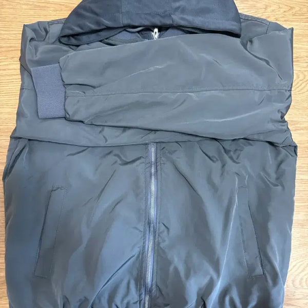 [BUNJANG] Hooded Zip-Up Jacket Dark Grey / 후드 집업 재킷 다크 그레이