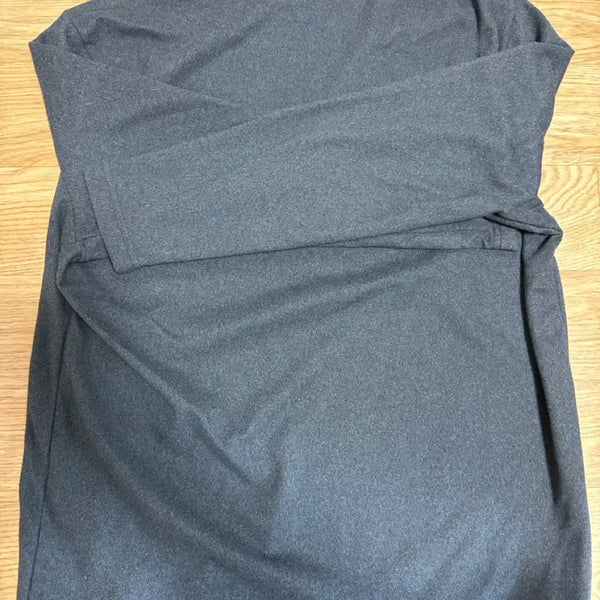 [BUNJANG] Basic Solid Long Sleeve T-Shirt Charcoal / 기본 무지 긴팔 티셔츠 차콜