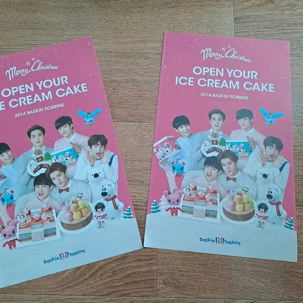[BUNJANG] EXO 2014 Baskin-Robbins Christmas Photobook / 엑소 배스킨라빈스 2014 크리스마스 화보