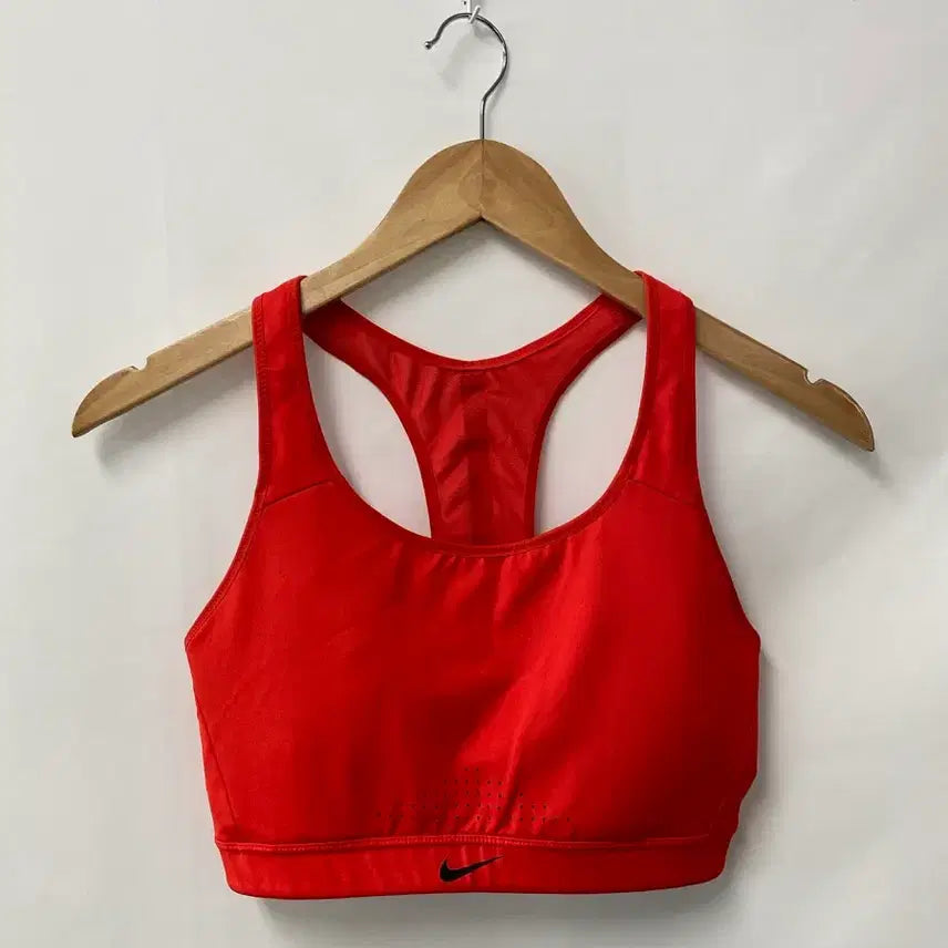 [BUNJANG] Nike Dri-FIT Sports Bra Red M / 173. 나이키 드라이핏 레드 스포츠 브라M
