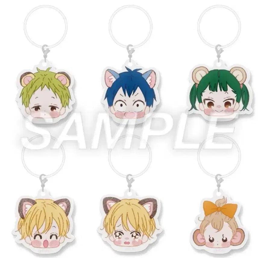 [BUNJANG] Hagwon Babysitters (Hagbesi) Animation Cel Exhibition Keychain / 학원베이비시터즈 학베시 원화전 키링